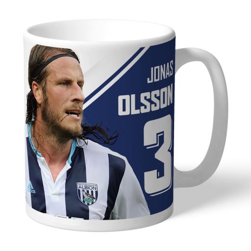 West Bromwich Albion FC Olsson Autograph Mug