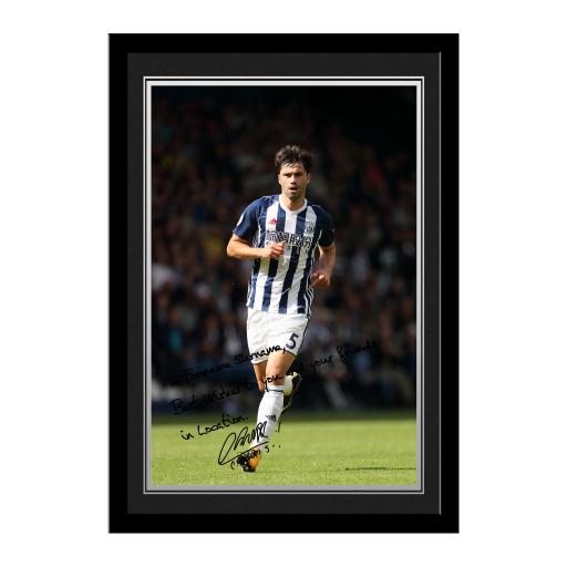 West Bromwich Albion FC Yacob Autograph Photo Framed