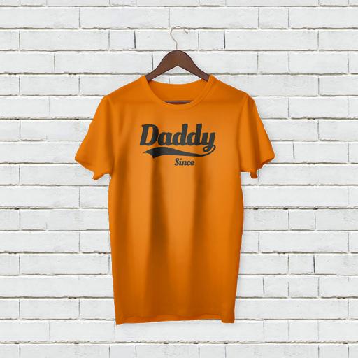 Personalised Daddy since Year T-shirt (3).jpg