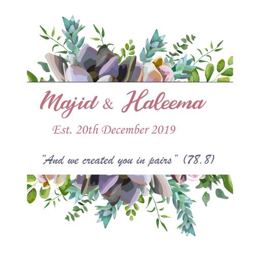 Personalised Labels/Invitations/Stickers - Text with Rustic Garland