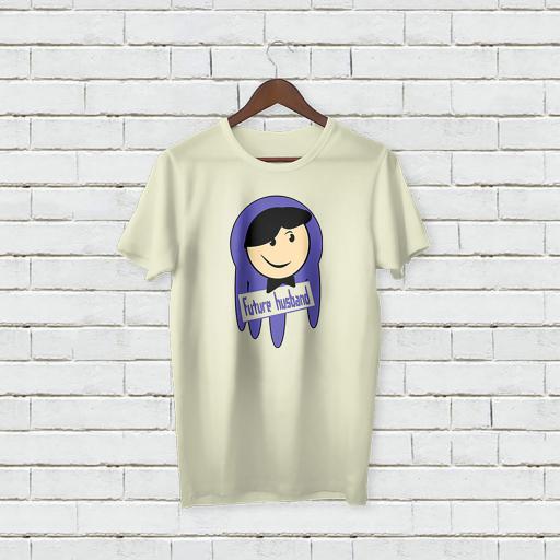 Personalised 'Future Husband' T-Shirt - Add Text/Name