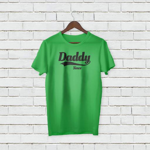 Personalised Daddy since Year T-shirt (2).jpg