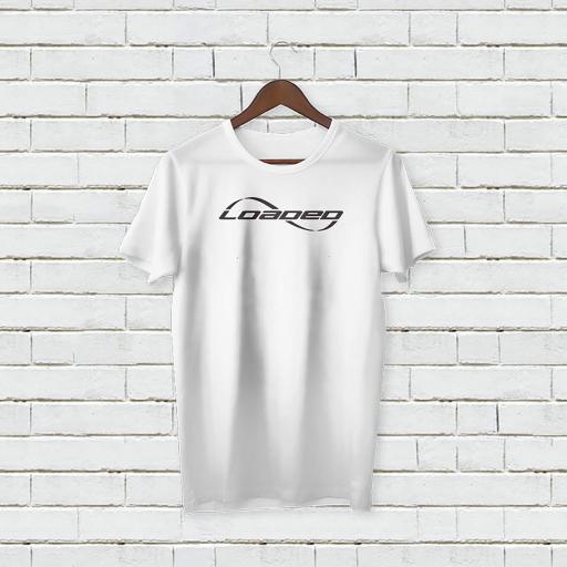 Personalised 'Loaded' text T-Shirt - Add Your Text/Name
