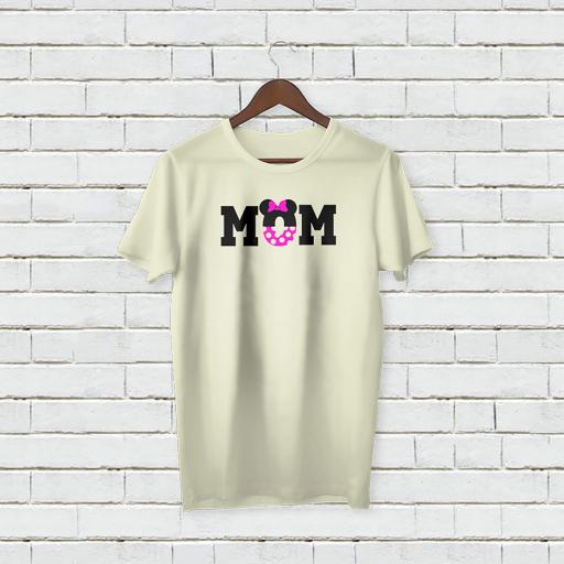 Personalised Text Funny Micky Mouse Mom Logo on T-Shirt (4).jpg