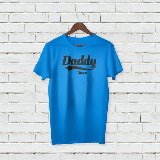 Personalised Daddy since Year T-shirt (4).jpg