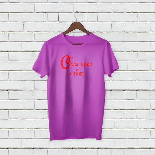 Personalised Once Upon A Time Disney T-Shirt - Add Your Text/Name