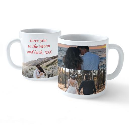 Photo upload personalised mug  love you to the moon and back Couple gift.jpg