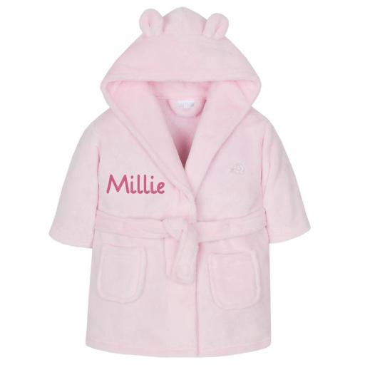 Personalised Embroidered Baby Dressing Robe/Gown - Add Name/Initial