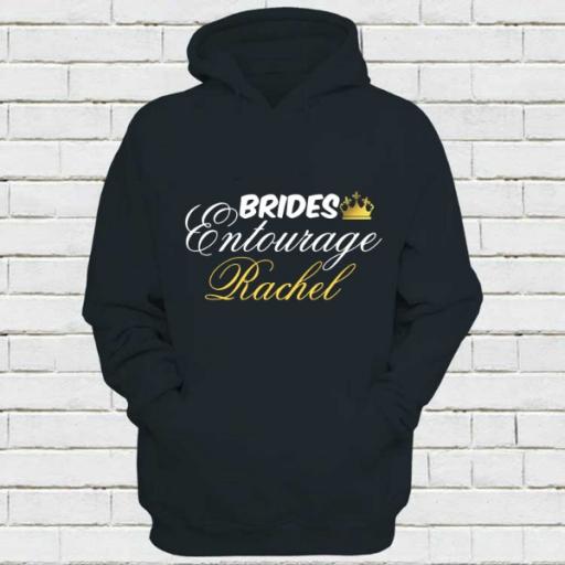 Personalised Brides Team Hoodie - Add Name