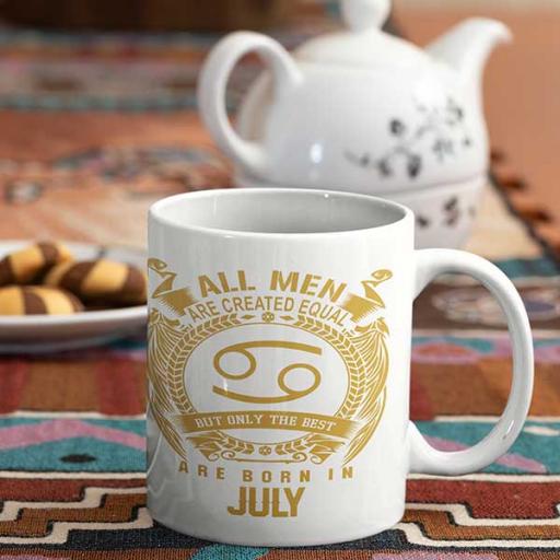 All Men are Created Equal But Only Best are Born in July Birthday Personalised Mug.jpg
