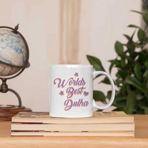 Personalised 'World's Best Dulha' Mug - Gift for Grooms