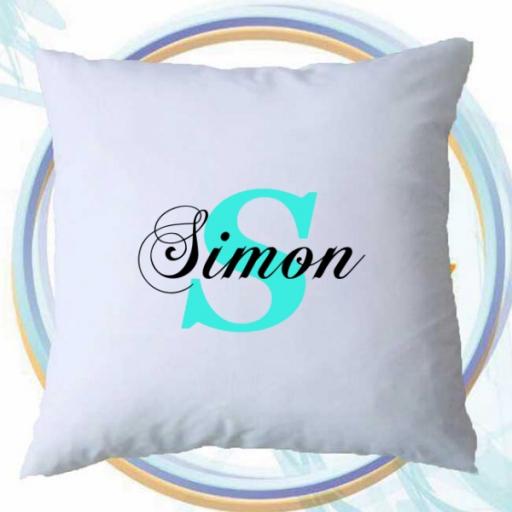 Name and Initial Personalised Cushion Gift