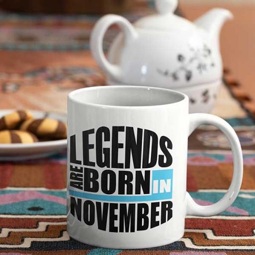 Legends are Born in November Personalised Birthday Mug.jpg