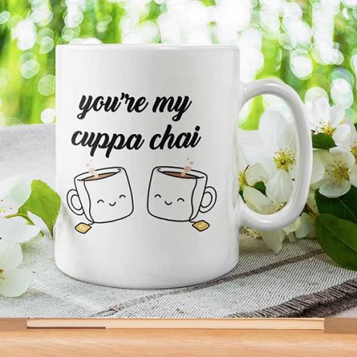 Personalised 'You're My Cuppa Chai/Tea' Mug - Add Text