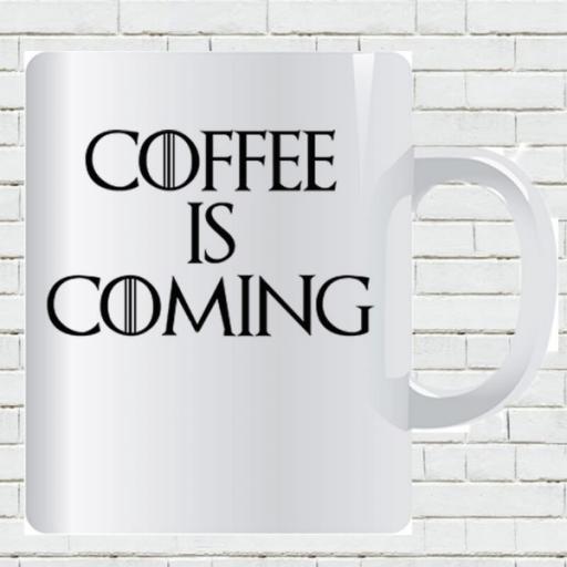 'Tea is Coming' Personalised Mug - Add Name