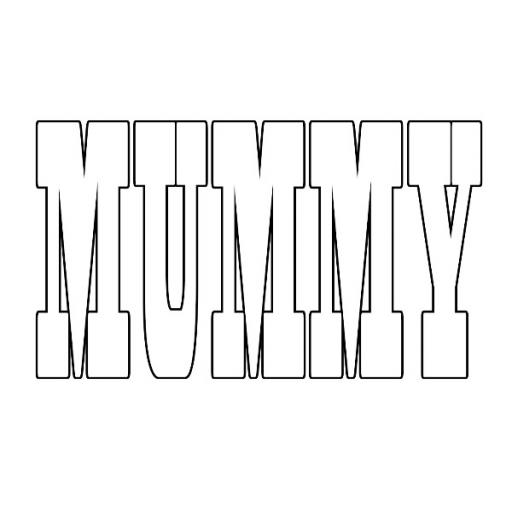 Personalised 'MUMMY' Photo Word Art
