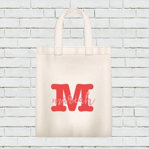 Personalised Calendar Tote Bag - December 2021 - Add Name / Text