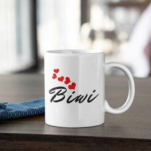 'Biwi' (Wife) Desi Style Personalised Mug - Gift for Wife