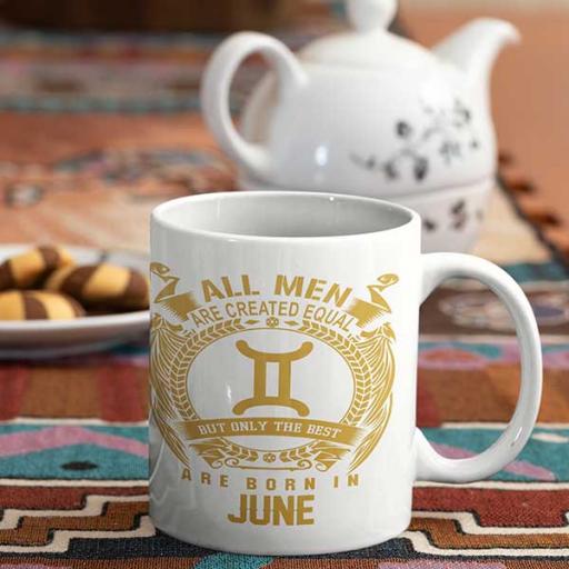 All Men are Created Equal But Only Best are Born in June Birthday Personalised Mug.jpg