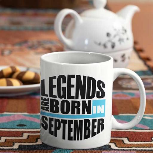 Legends are Born in September Personalised Birthday Mug Gift.jpg