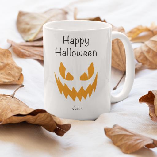 Personalised Happy Halloween Mug