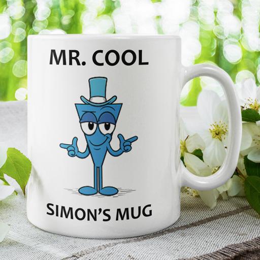 Personalised Mr Cool Mug - Add Name