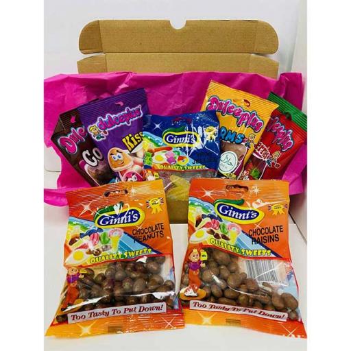 PostBox Halal Snacks /Sweets Hamper - with Birthday or Christmas Greeting