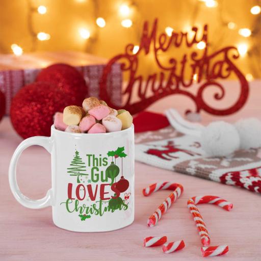 Personalised 'This Guy Loves Christmas' Mug - Add Name
