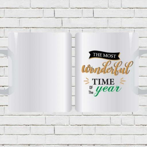 Wonderful Time of the Year - Personalised Mug with Photo/Text