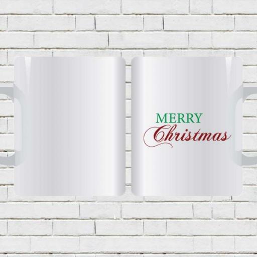 Personalised Christmas Mug with Your Text & Image
