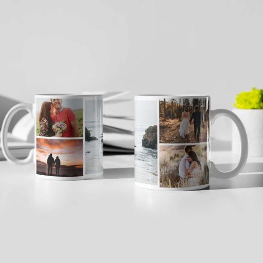 5 Photo Collage Personalised Mug