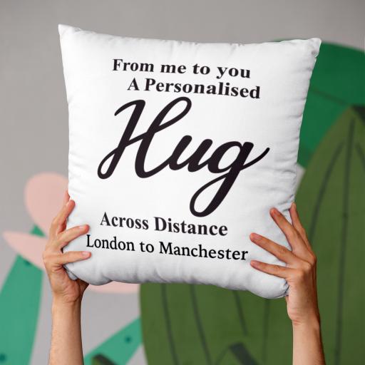 From Me to You - A Personalised Hug Cushion Cover