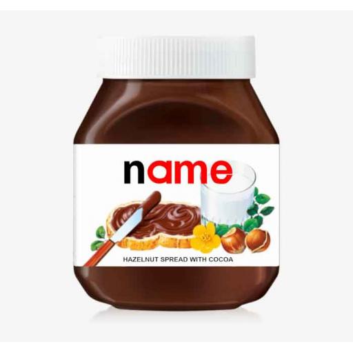 Customised Nutella Label - Add Name/ Message