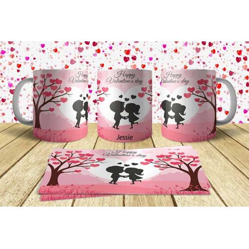 Personalised 'Love is in the Air' Mug - Add Name