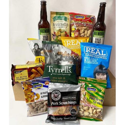 BrewDog Craft Beer and Snacks Hamper - Vaga Bond - Add Personalised Message