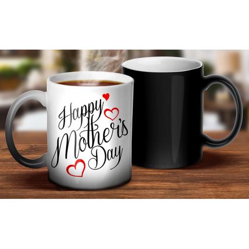 'Happy Mothers Day' Personalised Magic Heat Mug - Add Message