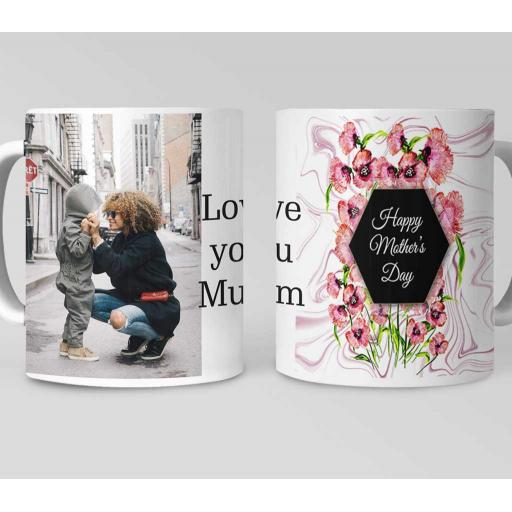 Personalised Mother's Day Mug - Spring Garden - Add Message