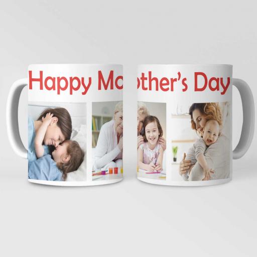Personalised 'Happy Mother's Day' Photo Mug