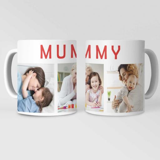 Personalised 3 Photo Mug for Mummy