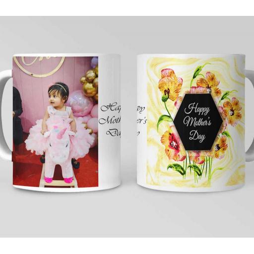 Personalised Mother's Day Mug - Summer Garden - Add Message