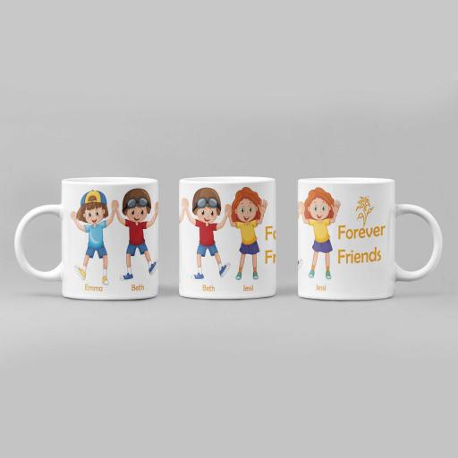 Personalised 'Forever Friends' Mug - Add Names