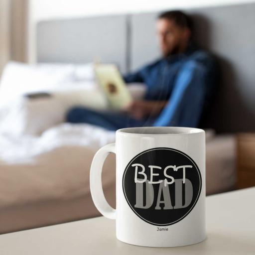 'Best Dad' Personalised Mug - Add Message