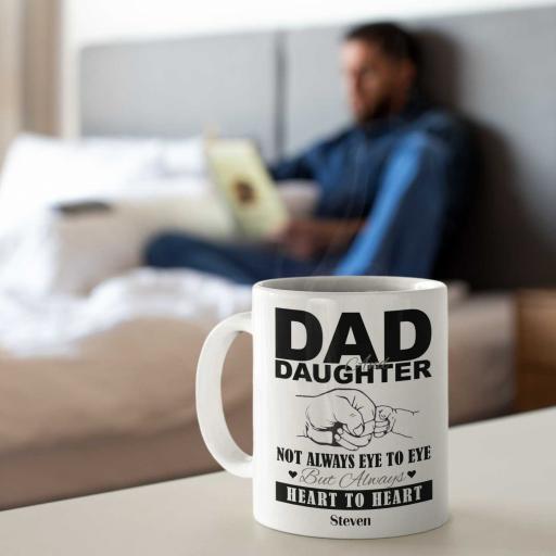 Personalised 'Dad &amp; Daughter' Mug - Add Photo
