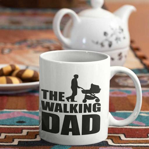 Personalised 'The Walking Dad' Mug - Add Message