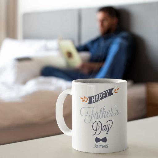 'Happy Father's Day' Personalised Mug - Add Name & Message
