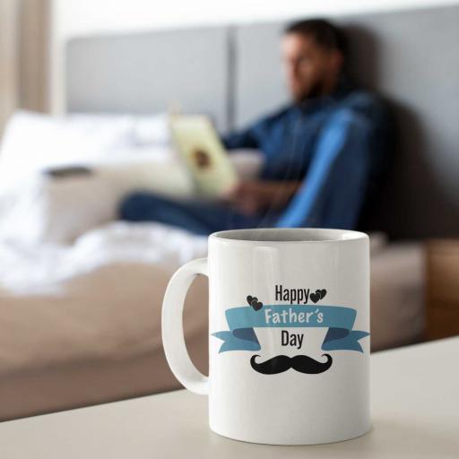 Personalised 'Happy Father's Day' Mug - Add Message