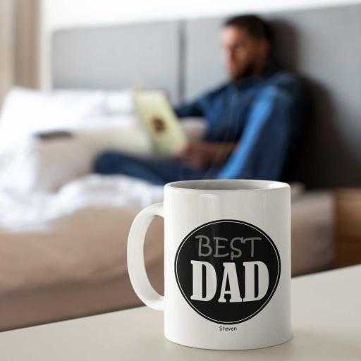 Personalised 'Best Dad' Mug - Add Message