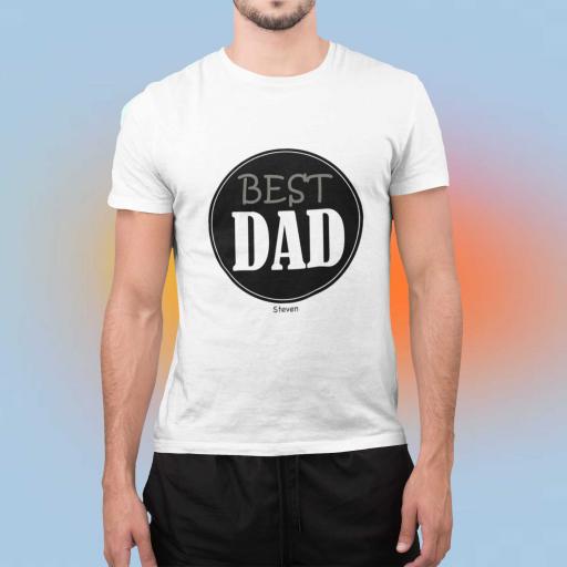Personalised 'Best Dad' t-Shirt - Add Name