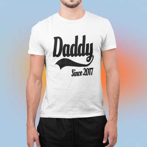 Personalised 'Daddy Since YEAR' t-Shirt