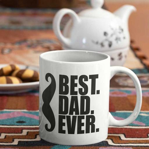 Personalised 'Best. Dad. Ever.' Mug - Add Message
